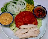 รูปขั้นตอนการทำที่ 4 ของ สลัดไก่