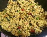A picture of step 1 of Millets bath tikki.