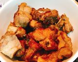 Hình bước làm 1 của món Sườn non chua ngọt