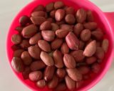 A picture of step 1 of Peanut curry.
