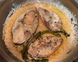 A picture of step 10 of Ilish er Nonibahar (Ilish Maach / Hilsha fish cooked in fresh cream).