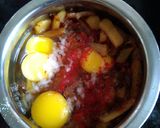 A picture of step 5 of Spanish omlette.