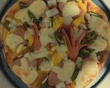 Foto langkah ke 6 dari resep Hawaiian Pizza (With BBQ Sauce).