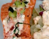 A picture of step 7 of My Salmon & Cottage Cheese & Chives Salad.