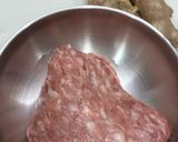蒸鹹蛋瓜仔肉餅的食譜步驟1照片