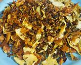 A picture of step 2 of Neem Flower Bhaji.