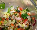 Walnut veggies salad recipe step 2 photo
