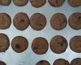 Foto langkah ke 6 dari resep Cookies Monster Chewy dark cokelat.