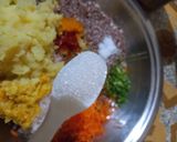 A picture of step 2 of Sprout Ragi cutlets.