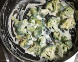 A picture of step 5 of Cheesy broccoli.