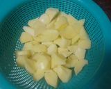 Foto del paso 1 de la receta: Buñuelos de merluza, pota y palitos de cangrejo