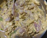 A picture of step 1 of Butter Chicken.