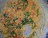 A picture of step 4 of Bitter gourd in salted egg yolks.