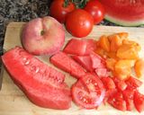 Foto del paso 1 de la receta Sopa fría de hortalizas y frutas sin pan