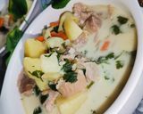 Zupa krupnik zabielana na żołądkach drobiowych krok przepisu 4 zdjęcie