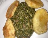 Foto del paso 8 de la receta: Guiso de acelgas con papas doradas