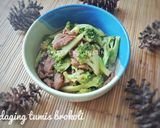 Foto langkah ke 5 dari resep Daging sapi tumis brokoli..super simple.