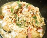 A picture of step 3 of Dahi Gupchup.