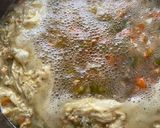 A picture of step 5 of Chicken Manchow Soup.