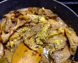 A picture of step 4 of Oyster Mushrooms with Mustard Sauce.