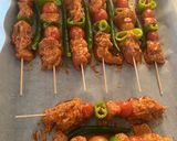 Foto langkah ke 3 dari resep Fırında Tavuk Şiş (Sate Ayam Ala Türki).