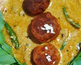 A picture of step 8 of Chhena malai kofta.