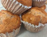 A picture of step 5 of Vegan Banana and Walnut Muffins🍌.