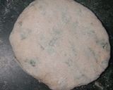 A picture of step 1 of Methi parantha.