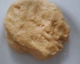 Foto langkah ke 2 dari resep Mexican Coffee Bun alias "Roti Boy" (takaran sendok).