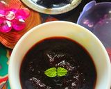 A picture of step 4 of Kokum chutney.