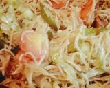 A picture of step 4 of Vegtable seviyan.