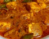 A picture of step 11 of Kadai Paneer.