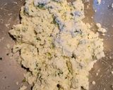 A picture of step 4 of Quesadillas de Huitlacoche with Ricotta.