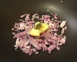 A picture of step 1 of Risotto with Organic Parmigiano Reggiano and Thyme.