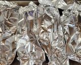 A picture of step 4 of Honey Sriracha Chicken Foil Packs.
