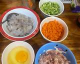 รูปขั้นตอนการทำที่ 1 ของ แผ่นเกี๊ยวห่อกุ้งหมูสับ