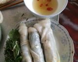 Hình bước làm 1 của món Bánh mướt (cuốn) - rau nhót