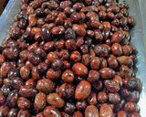 Foto del paso 1 de la receta: Aceitunas negras árabes con aliño Urrutia