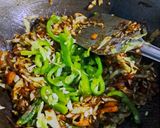 A picture of step 3 of Mix vegetable fettuccine pasta 😋.