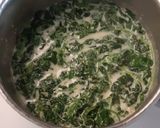 Lazac, tejszínes spenót szósszal recept fázis 3 fotója