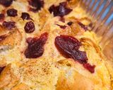 A picture of step 9 of Dump it Cranberry French Toast.