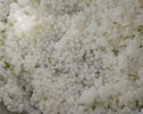 A picture of step 1 of Tapioca Pearls/Sabudana Kheer.
