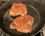 A picture of step 2 of Pork Chops and Scalloped Potatoes.
