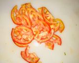 A picture of step 8 of Fattoush salad.
