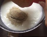 A picture of step 2 of Instant Talbeenah ( Date barley porridge).