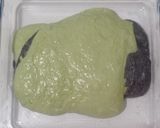 Foto langkah ke 15 dari resep Pandan Charcoal Sourdough Bread (88% - Oven Tangkring).