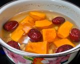 南瓜百合蓮子紅棗湯的食譜步驟2照片
