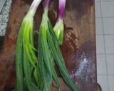 Foto del paso 2 de la receta: Colchón de papas con salsa de verdeo