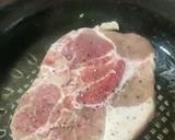 Foto del paso 1 de la receta: Chuleta de cerdo 🐽 con pimientos 🫑 y lentejas a la @Jauregrill