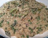 A picture of step 10 of Upmaa (savoury semolina breakfast dish).
